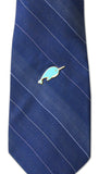 Novel Merk Narwhal Lapel Pin, Hat Pin & Tie Tack with Clutch Back (Single Pack)