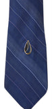 Novel Merk Drop of Oil Lapel Pin, Hat Pin & Tie Tack with Clutch Back (Single Pack)