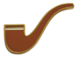 Novel Merk Old Pipe Lapel Pin, Hat Pin & Tie Tack with Clutch Back (Single Pack)