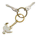 Novel Merk Dove Enamel Keychain (Single Pack)