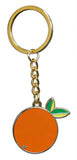 Novel Merk Orange Enamel Keychain (Single Pack)