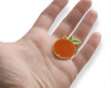 Novel Merk Orange Enamel Ornament (Single Pack)