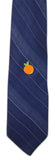 Novel Merk Orange Lapel Pin, Hat Pin & Tie Tack with Clutch Back (Single Pack)