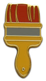 Novel Merk Paint Brush Lapel Pin, Hat Pin & Tie Tack with Clutch Back (Single Pack)