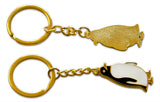 Novel Merk Penguin Enamel Keychain (Single Pack)