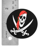 Novel Merk Jolly Roger Vinyl Sticker Decals – 2 Inch Round Individual Cut - Waterproof (10 Pack)