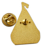 Novel Merk Sailboat Lapel Pin, Hat Pin & Tie Tack with Clutch Back (Single Pack)