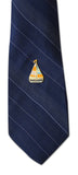 Novel Merk Sailboat Lapel Pin, Hat Pin & Tie Tack with Clutch Back (Single Pack)