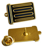 Novel Merk Garbage Can Lapel Pin, Hat Pin & Tie Tack with Clutch Back (Single Pack)