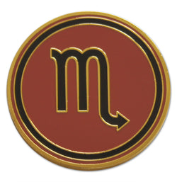 Novel Merk Scorpio Lapel Pin, Hat Pin & Tie Tack with Clutch Back (Single Pack)