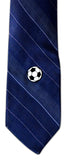 Novel Merk Soccer Ball Lapel Pin, Hat Pin & Tie Tack with Clutch Back (Single Pack)