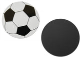 Novel Merk Soccer Ball 3 Inch Flat Refrigerator Magnet (Single Pack)