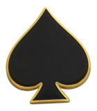 Novel Merk Spades Lapel Pin, Hat Pin & Tie Tack with Clutch Back (Single Pack)