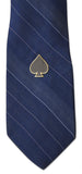 Novel Merk Spades Lapel Pin, Hat Pin & Tie Tack with Clutch Back (Single Pack)