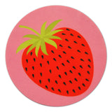 Novel Merk Strawberry Vinyl Sticker Decals – 2 Inch Round Individual Cut - Waterproof (10 Pack)