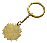 Novel Merk Sunflower Enamel Keychain (Single Pack)