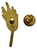 Novel Merk Wheat Lapel Pin, Hat Pin & Tie Tack with Clutch Back (Single Pack)