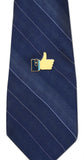 Novel Merk Thumbs Up Lapel Pin, Hat Pin & Tie Tack with Clutch Back (Single Pack)