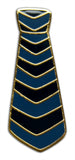 Novel Merk Tie Lapel Pin, Hat Pin & Tie Tack with Clutch Back (Single Pack)