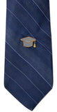 Novel Merk Graduation Cap Lapel Pin, Hat Pin & Tie Tack with Clutch Back (Single Pack)