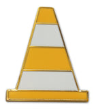 Novel Merk Traffic Cone Lapel Pin, Hat Pin & Tie Tack with Clutch Back (Single Pack)