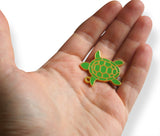 Novel Merk Turtle Enamel Ornament (Single Pack)