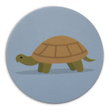 Novel Merk Turtle Vinyl Sticker Decals – 2 Inch Round Individual Cut - Waterproof (10 Pack)