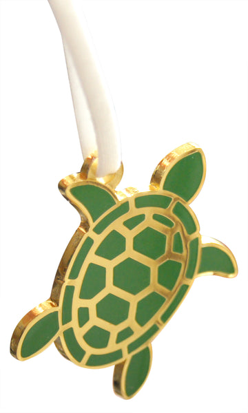 Novel Merk Turtle Enamel Ornament (Single Pack)