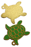 Novel Merk Turtle Enamel Ornament (Single Pack)