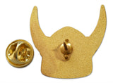 Novel Merk Viking Helmet Lapel Pin, Hat Pin & Tie Tack with Clutch Back (Single Pack)