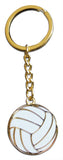 Novel Merk Volleyball Sports Enamel Keychain with Key Ring (10)