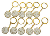 Novel Merk Volleyball Sports Enamel Keychain with Key Ring (10)