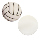 Novel Merk Volleyball Sports Vinyl Sticker Decals – 2 Inch Round Individual Cut - Waterproof (10 Pack)