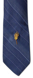Novel Merk Wheat Lapel Pin, Hat Pin & Tie Tack with Clutch Back (Single Pack)