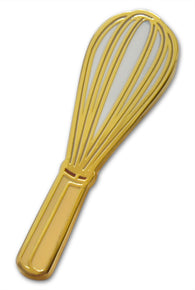 Novel Merk Whisk Lapel Pin, Hat Pin & Tie Tack with Clutch Back (Single Pack)