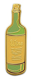 Novel Merk Wine Bottle Lapel Pin, Hat Pin & Tie Tack with Clutch Back (Single Pack)