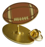 Novel Merk Football Lapel Pin, Hat Pin & Tie Tack with Clutch Back (Single Pack)