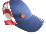 Novel Merk Ladybug Lapel Pin, Hat Pin & Tie Tack with Clutch Back (Single Pack)