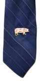 Novel Merk Pig Butcher Lapel Pin, Hat Pin & Tie Tack with Clutch Back (Single Pack)