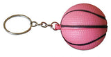 Novel Merk Pink Basketball 12-Piece Keychains for Party Favors & School Carnival Prizes