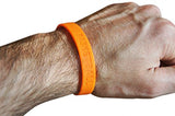 Novel Merk 12-Piece Orange Basketball Party Favor & Prizes Silicone Wristbands