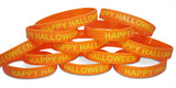 Novel Merk Happy Halloween Orange 12-Piece Party Favor & School Carnival Prize Holiday Silicone Wristband Bracelet