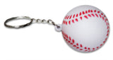 12-Piece Sports Ball Keychains Pack 12 Different Designs